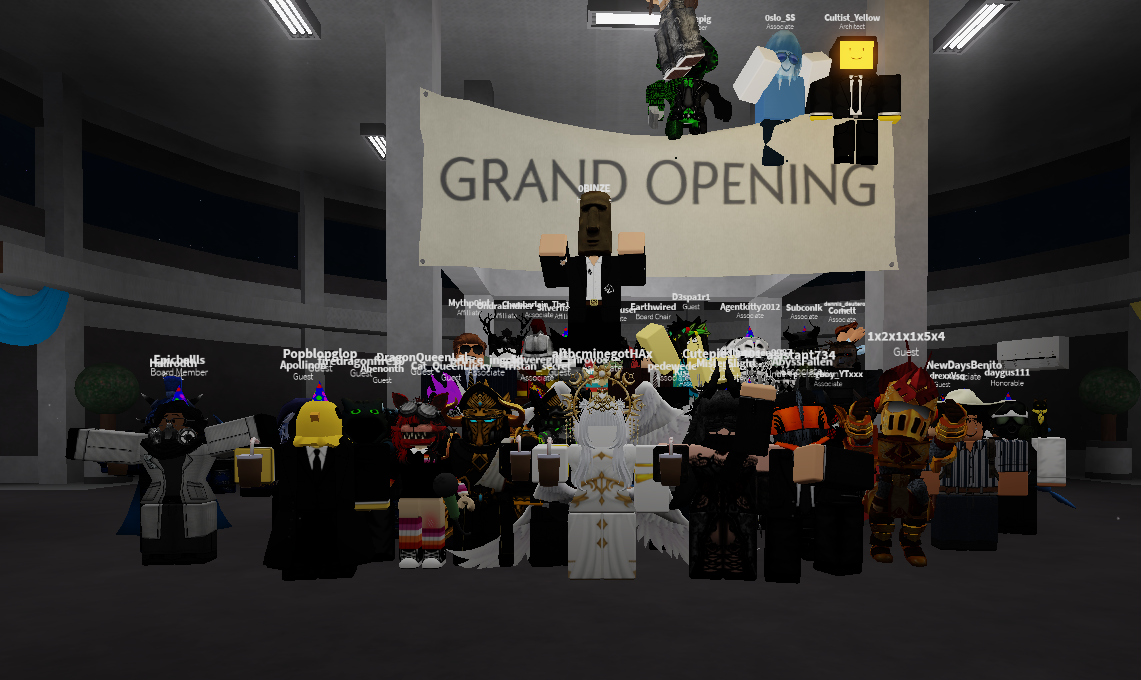 Large crowd gathered at The Myth Union member celebration